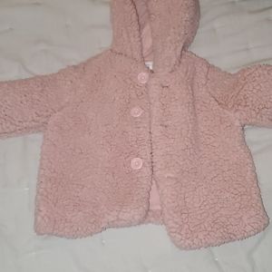 Baby girl sherpa jacket